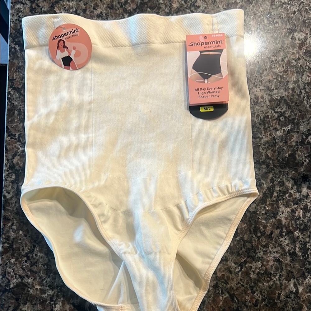 Shapermint Cream high waisted shaping panty